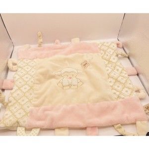 Maison Chic Sheep Lamb Baby Security Blanket Lovey  Teether Cotton Polyester P12